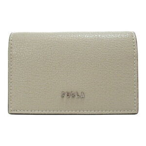 Furla Leather Wallet Accessory Gray Bordeaux Black Holder